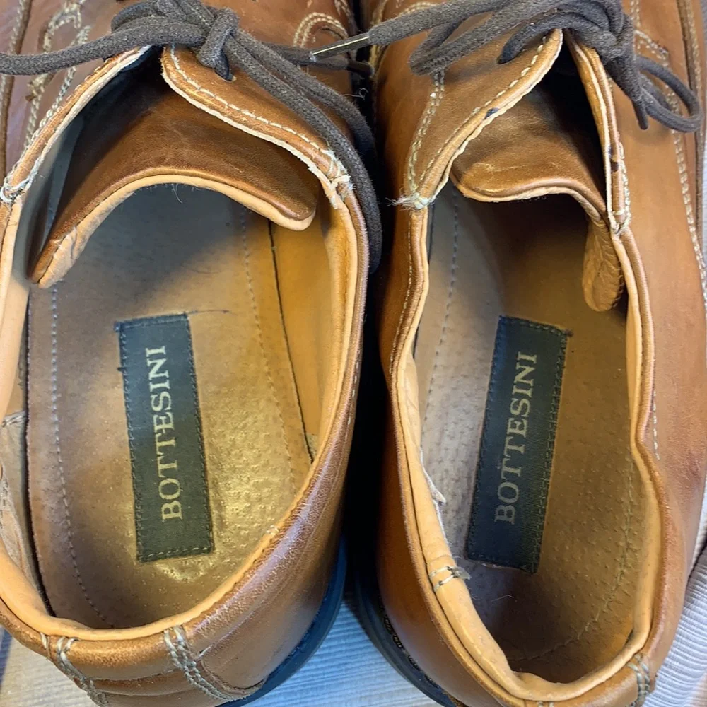Bottesini made in Italy leather lace up shoes
